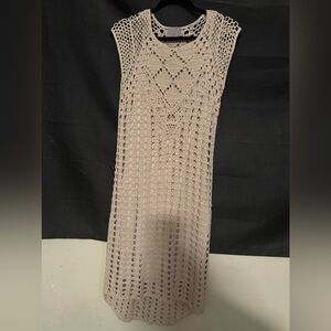 Tan knitted dress